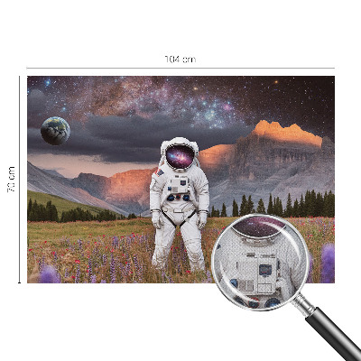 3D fototapetas sienoms su kosminiu kraštovaizdžiu
