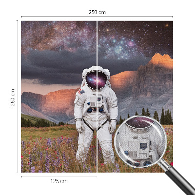 3D fototapetas sienoms su kosminiu kraštovaizdžiu