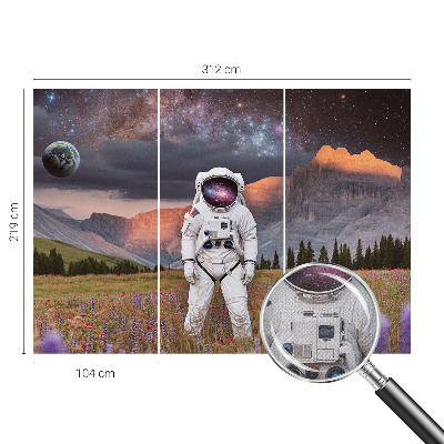 3D fototapetas sienoms Kosmisko kraštovaizdis