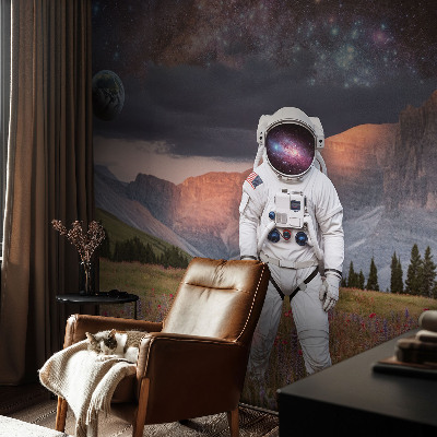 3D fototapetas sienoms su kosminiu kraštovaizdžiu