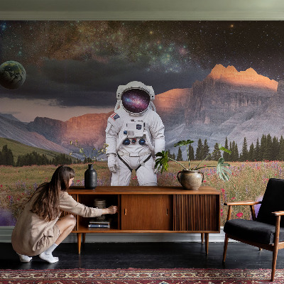 3D fototapetas sienoms Kosmisko kraštovaizdis