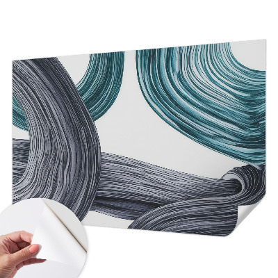 3D fototapetas su raštų vingiais