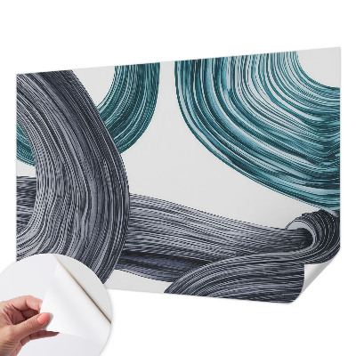 3D fototapetas su raštų vingiais