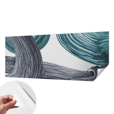 3D fototapetas su raštų vingiais