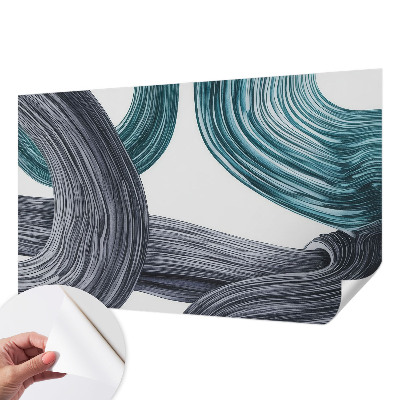 3D fototapetas su raštų vingiais