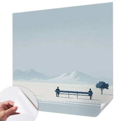 3D fototapetas sienoms Minimalistinis peizažas