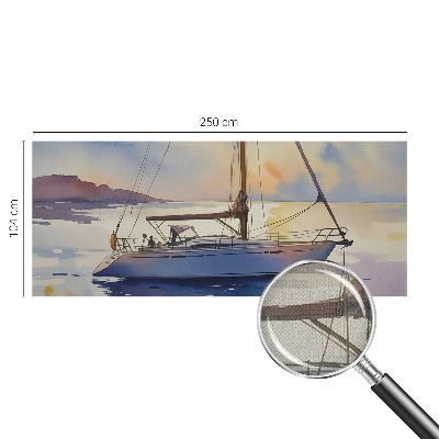 3D fototapetas su jachta „Sejlbåd Vest“