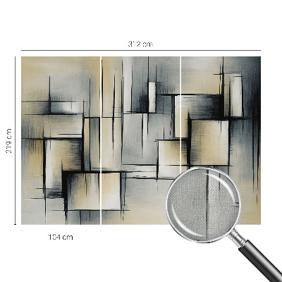 Fototapetas vaikams su abstrakčios geometrijos motyvais