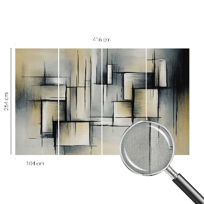 Fototapetas vaikams su abstrakčios geometrijos motyvais