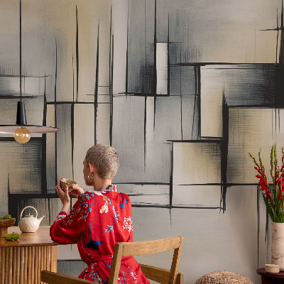 Fototapetas vaikams su abstrakčios geometrijos motyvais