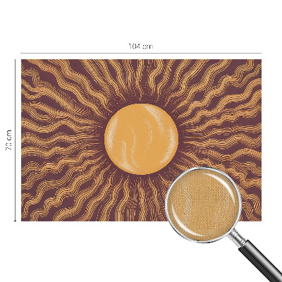 3D fototapetas sienoms Solens stråler