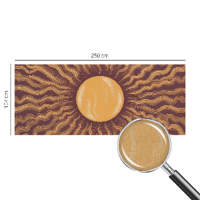 3D fototapetas sienoms Solens stråler