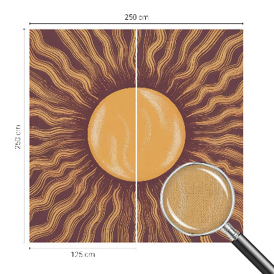 3D fototapetas sienoms Solens stråler
