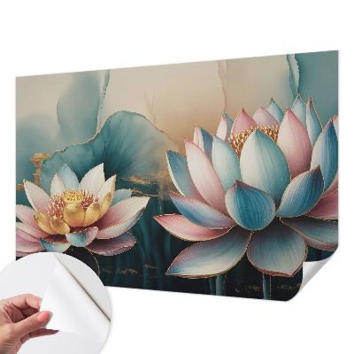Fototapetai su harmoningo lotoso žiedo motyvu