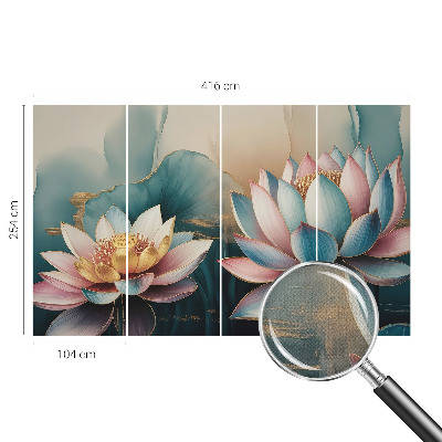 Fototapetai Harmoniens lotoso žiedai