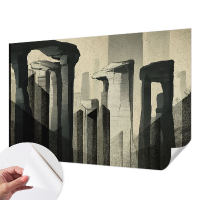 Savaime lipnus fototapetas Rå architektūra