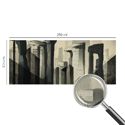 Savaime lipnus fototapetas su skandinaviško stiliaus architektūros motyvu
