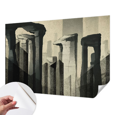 Savaime lipnus fototapetas Rå architektūra