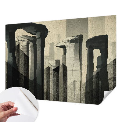 Savaime lipnus fototapetas Rå architektūra