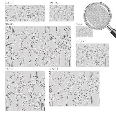3D fototapetas sienoms su organinėmis linijomis