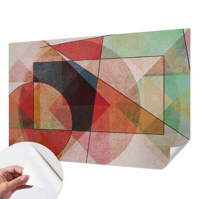 Fototapetas vaiko kambariui su geometrine abstrakcija