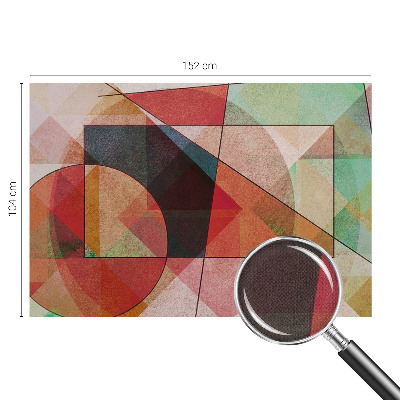 Fototapetas vaiko kambariui su geometrine abstrakcija