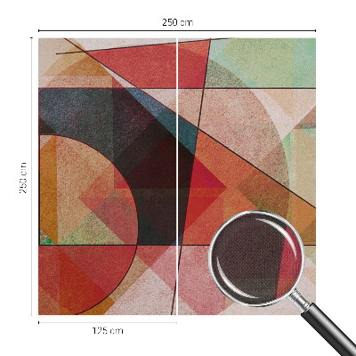 Fototapetas vaiko kambariui su geometrine abstrakcija