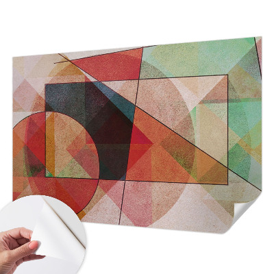 Fototapetas vaiko kambariui su geometrine abstrakcija