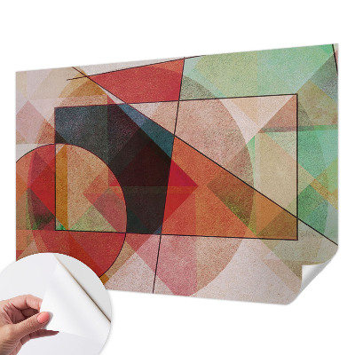 Fototapetas vaiko kambariui su geometrine abstrakcija