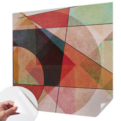 Fototapetas vaiko kambariui su geometrine abstrakcija