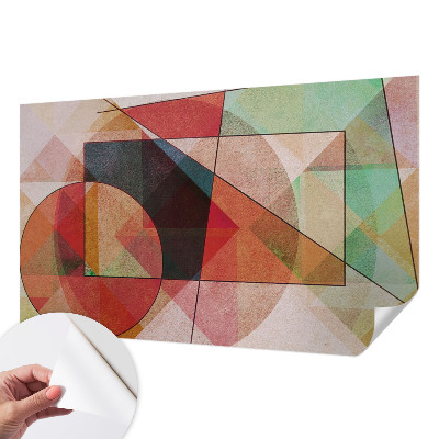 Fototapetas vaiko kambariui su geometrine abstrakcija
