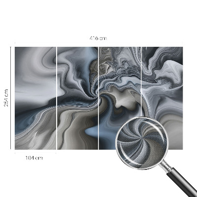 3D fototapetas sienoms su besisukančiu dangumi
