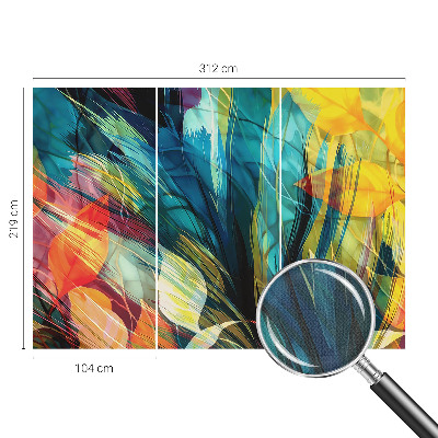 3D fototapetas Abstraktus blyškus