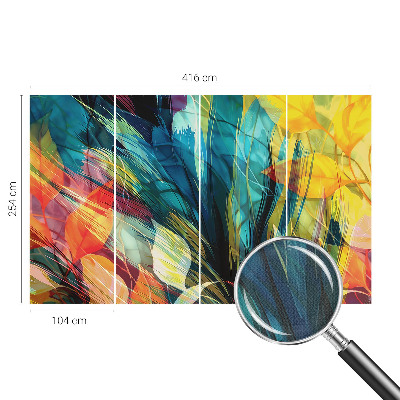 3D fototapetas Abstraktus blyškus