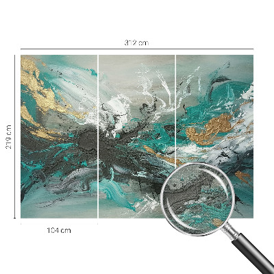 3D fototapetas sienoms Kunstnerisk virvel