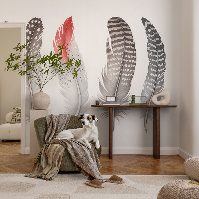 Savaime lipnus fototapetas Mønstrede fjer