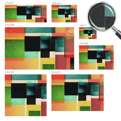 3D fototapetas sienoms su geometrine abstrakcija