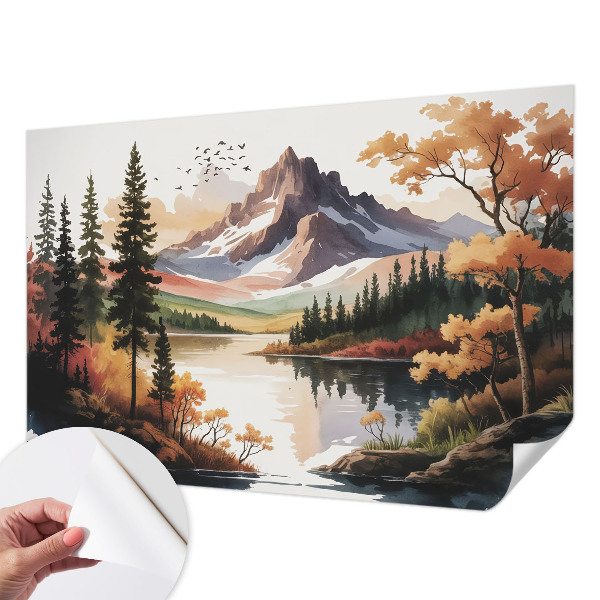 Fototapetas vaiko kambariui Bjerg epterår