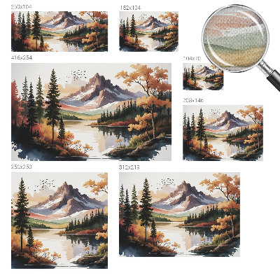 Fototapetas vaiko kambariui Bjerg epterår