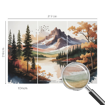 Fototapetas vaiko kambariui Bjerg epterår