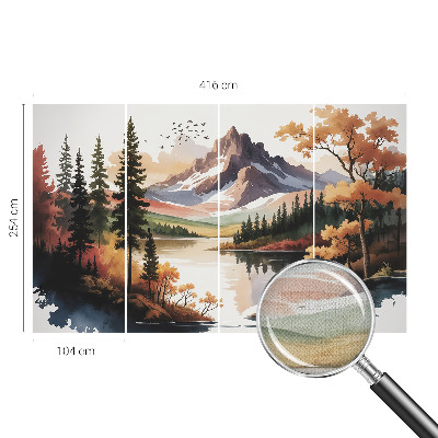 Fototapetas vaiko kambariui Bjerg epterår