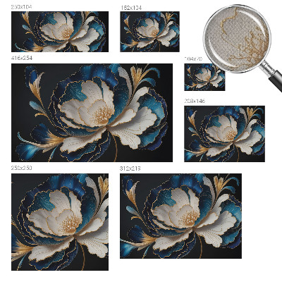 Fototapetai Blomstermønster