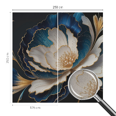 Fototapetai Blomstermønster