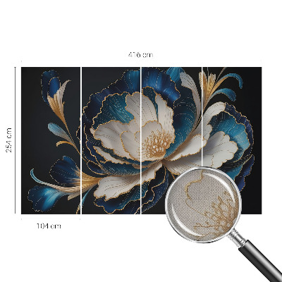 Fototapetai Blomstermønster