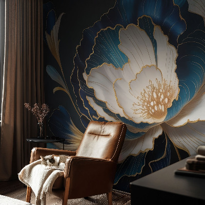 Fototapetai Blomstermønster