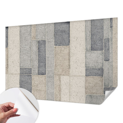 Savaime lipnus fototapetas su geometrine mozaika