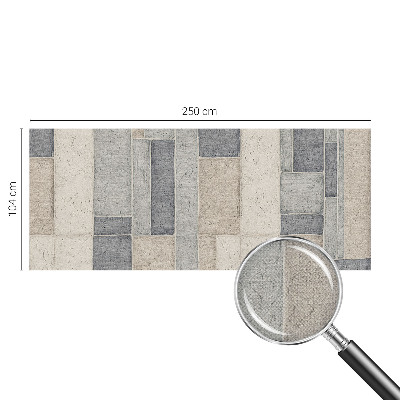 Savaime lipnus fototapetas su geometrine mozaika