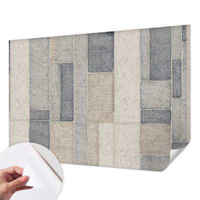 Savaime lipnus fototapetas su geometrine mozaika