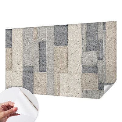 Savaime lipnus fototapetas su geometrine mozaika