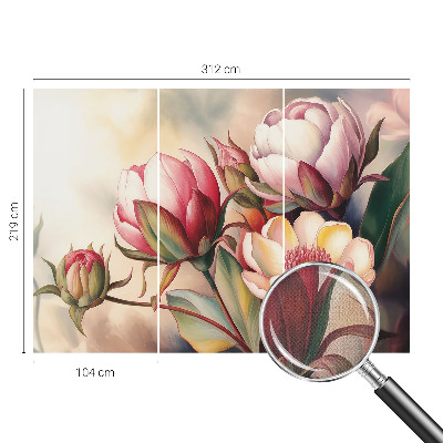 Tapetai En buket bloster